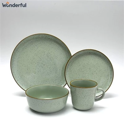 Ensemble de vaisselle en vert Sage